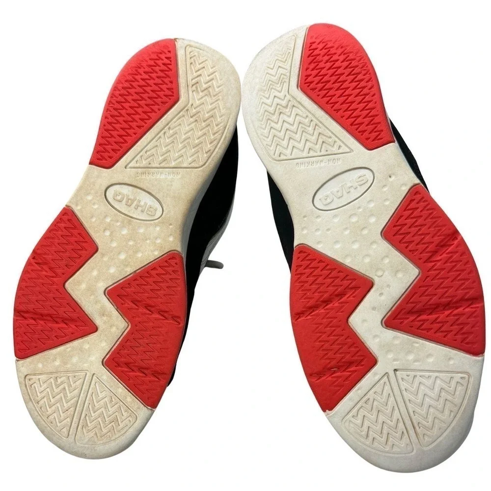 Shaq Basketball Retro Athletic Sneakers Shoes‎ Red Black White Size Youths 5.5 D